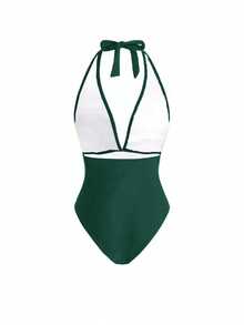 Swim Oasis Sunner Vacation Elegant Romantic Starfish Decor One-Piece Swimsuit Premium Set