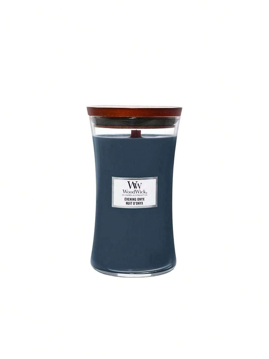 WoodWick Evening Onyx Large Hourglass Candle 610 G - Evening Onyx - View 1