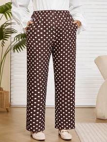 Rosumi Quần dài nữ cỡ lớn kiểu dáng thường ngày có túi, thích hợp cho mùa xuân và mùa thu, đi chơi, mẫu mới 2025, đơn giản và thời trang cho trang phục hàng ngày, cỡ lớn cho mùa đông, thoải mái và thoáng khí, thích hợp cho Giáng sinh, Năm mới, phù hợp cho nhiều dịp, Giáng sinh, hẹn hò, Lễ Tạ ơn, thích hợp cho Ngày Valentine. - màu nâu - Xem 4