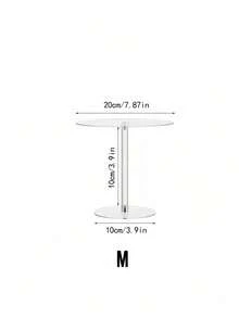 SHEIN 1/3 Piezas Soporte de Pastel de Acrílico, Soporte de Exhibición de Pastel Redondo Transparente para Mesa de Postres, Bodas, Eventos, Fiestas de Cumpleaños, Pasteles, Pastelerías, Dulces - transparente - Ver 6