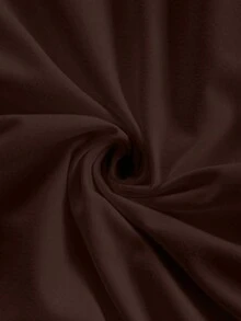 Soleia Women's Solid Color Pleated Sleeveless Casual Commuter Top Spring - Coffee Brown - View 3