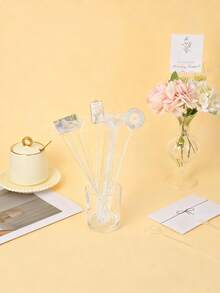 Wedding And Valentine's Day Card Holder, Heart-Shaped Table Decoration, Suitable For Bouquet Arrangement And Party Decoration - Love Bouquet Card - View 6