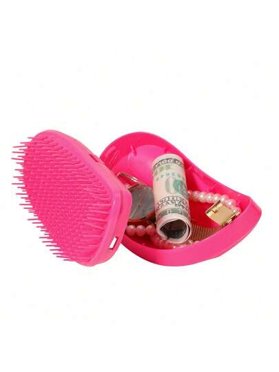 1PC Hair Comb Hidden Money Storage Box Privacy Container For Travel Jewelry Cash Ring Hairdressing Massage Comb