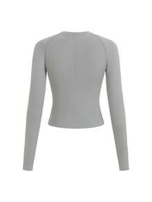 Easithlete 标语图案落肩运动 T 恤