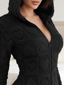 Women Lounge Tops - Black - View 2