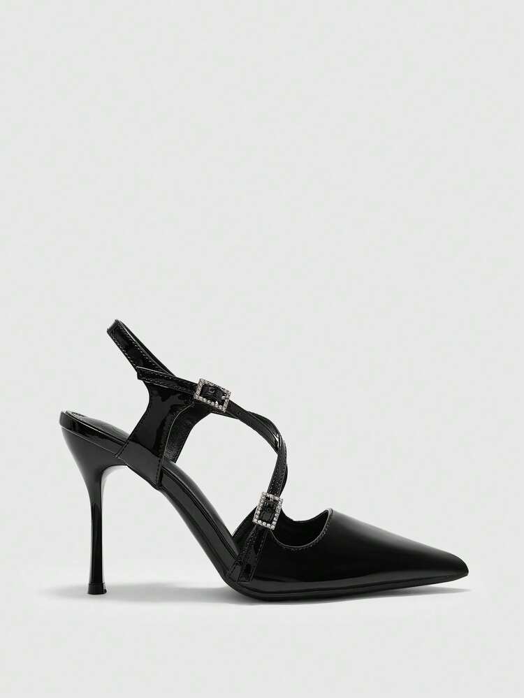 CUCCOO BIZCHIC Women's Elegant Pointed Toe Pumps, Suitable For Party And Commute For Christmas