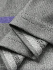 DAZY Striped Cartoon Nose Print Loose Women Pajama Jumpsuit