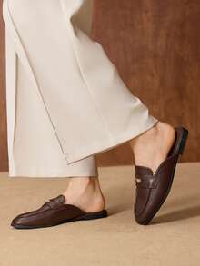 MOTF 休闲舒适百搭女士平底鞋 - 咖啡棕 - 查看 7