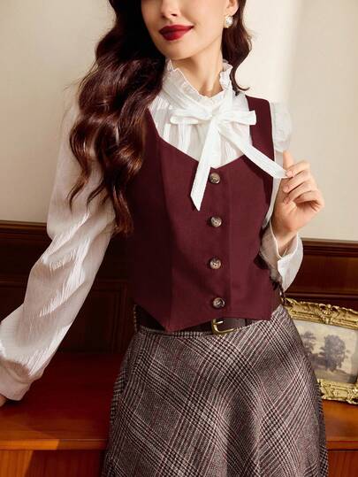 Vintamour Vintage Elegant Women Top Blazer Jacket Button Closure Casual/Work/Holiday Wear Clothes For Women Women Clothes Clothes For Women Business Casual Woman Office Outfits For Women Work Outfits For Women Western Wear Women Outfits For Women Button Up Shirt Women Work Clothes Women Outfits Women Christmas Teacher Shirts Tops Church Outfits Women Brunch Outfits For Women Festival Outfits For Women Western Outfits Outfits For Women Spring