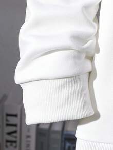 Genkimix Kids 男童休闲套装两件套，宽松圆领牛仔拼接T恤+宽松牛仔裤，春秋季