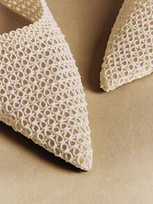 Rosivie Women's Fashionable Elegant Pointed Toe Pumps For Commuting Valentine's Day