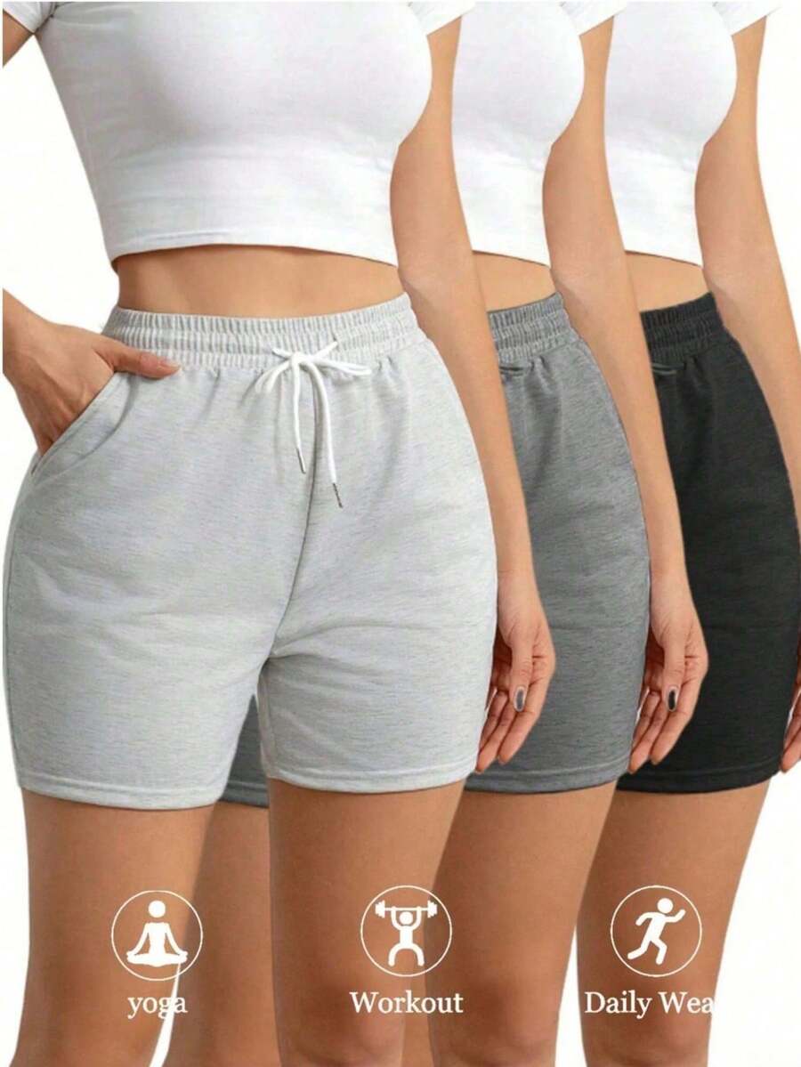 Women Shorts - Multicolor 3Pcs - View 1