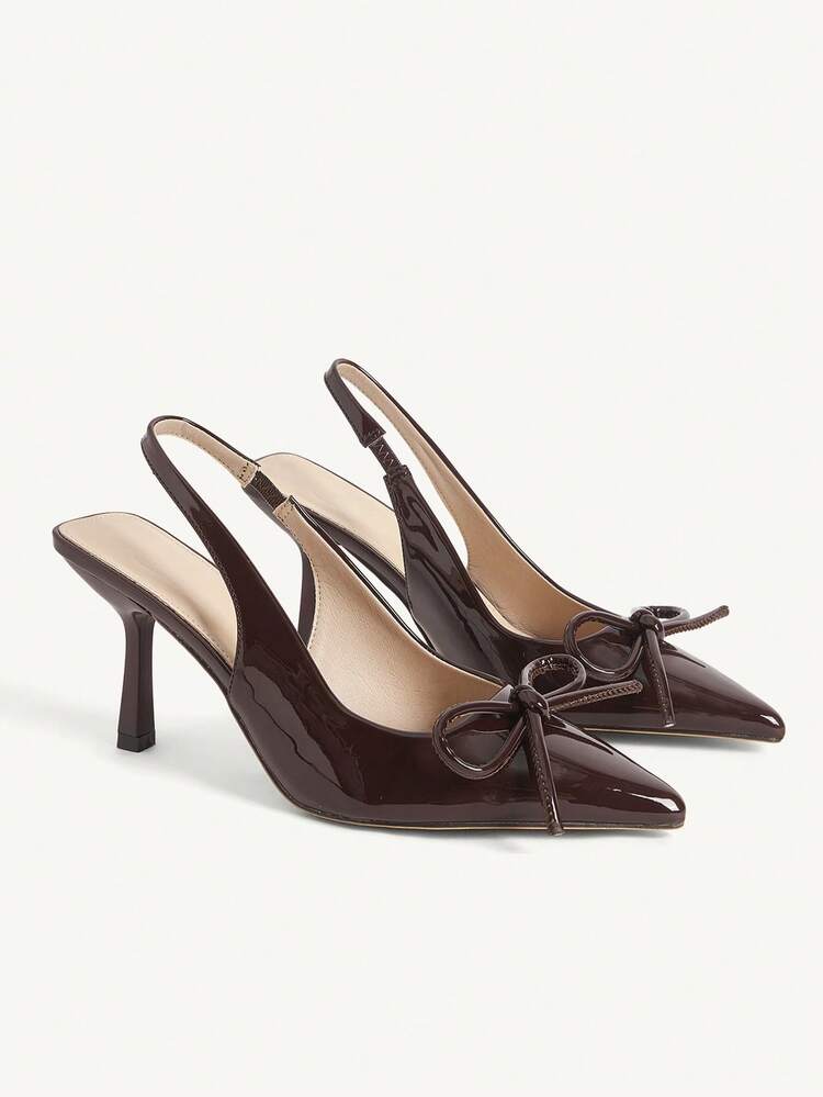 CUCCOO CHICEST Women's Elegant Commuter Pumps With Bowknot Decor For Christmas Elegant Shoes Wedding Shoes Summer Shoes Bride Shoes