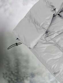 RueChic Men Zip-Up Regular Hoodie Padded Coat