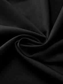 Franclia 女士春秋季休闲套装，约会装，通勤装 - 印花拼接衬衫和黑色阔腿裤两件套 - 彩色 - 查看 5