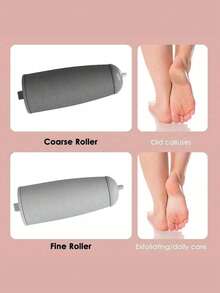 1 Electric Foot Dead Skin Remover, Electric Foot Grinder, Electronic Foot File, Creative Electronic Foot File, Household Exfoliating Tool, Rechargeable Foot Callus Remover Foot File, Professional Foot Care Kit Dead Skin Remover Foot Massager, Perfect Gift - Pink - View 3