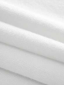 Officeau Men Fall Casual Solid V Neck Sweater - White - View 5