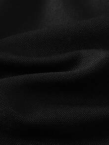 Ontre Tween Girl Black Crew Neck Jacket & Layered Skirt Casual Elegant Outfit - Black - View 8