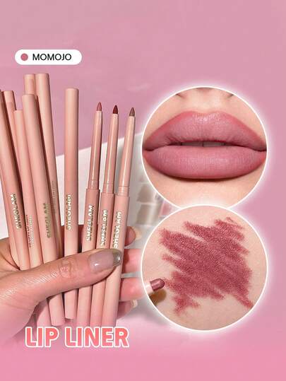 Crayon à LèVres So Lippy-Crayon à LèVres Mat CréMeux Momojo Hautement Pigmenté Pas Facile à Estomper Soyeux Lisse Mat Contour Teinte Maquillage Des LèVres FêTe De NoëL Crayon à LèVres Rouge Marque Beauté Visage Maquillage CosméTique Pour Femmes Filles Parfait Pour Hiver IdéAl Pour Y2K ÉLéGant Mode Adapté Pour Anniversaire Xmas Cadeau FêTe PrêT Meilleure Couleur