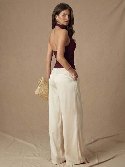 SHEIN BAE 一件装女士薄荷冰淇淋图案无袖上衣，舒适休闲，适合万圣节、圣诞节、情人节、四季皆宜、秋冬季节、感恩节、派对、毕业典礼等场合，优雅性感，适合正式场合和节日穿着。