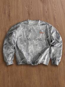 TOKVUE 男士休闲迷彩印花长袖T恤，秋冬款 - 彩色 - 查看 1