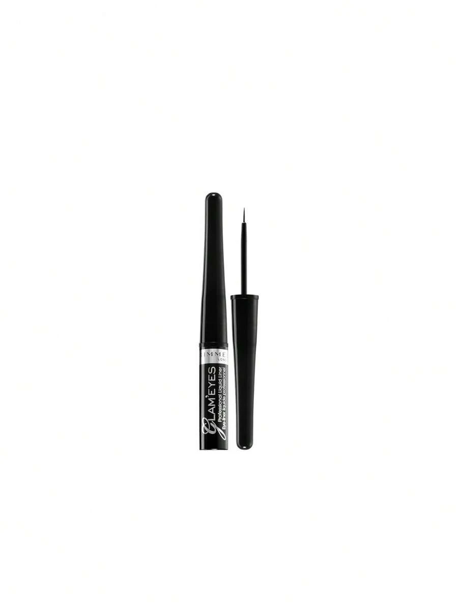 Rimmel Glam'Eyes Professional Liquid Eyeliner Black Glamour 3.5 Ml - 001 Black glamour - View 1
