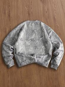 TOKVUE 男士休闲迷彩印花长袖T恤，秋冬款 - 彩色 - 查看 3