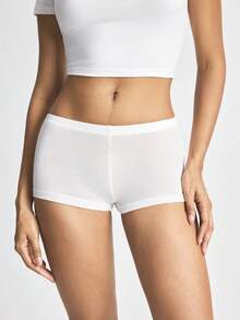 Ocili Quần ngủ và đồ mặc nhà bằng len viscose mềm mại, thoải mái và tối giản dành cho nữ - trắng - Xem 5