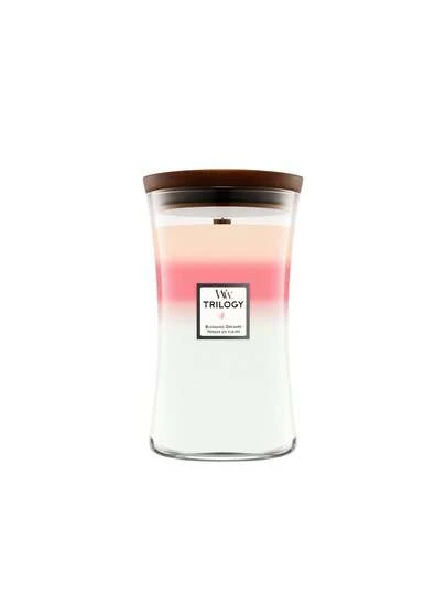 WoodWick Blooming Orchard Large Hourglass Trilogy Candle 610 g