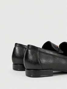 Sleekvia 女士时尚百搭休闲简约平底鞋 - 黑色 - 查看 9