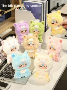 1PC Cute Pony Stuffed Animal Soft Vinyl Action Figure Collectible Model Non Plush Filling With Movable Eyes Hanging Ornament Gift For Birthday Party Home Car Interior Decoration - Multicolor - View 3