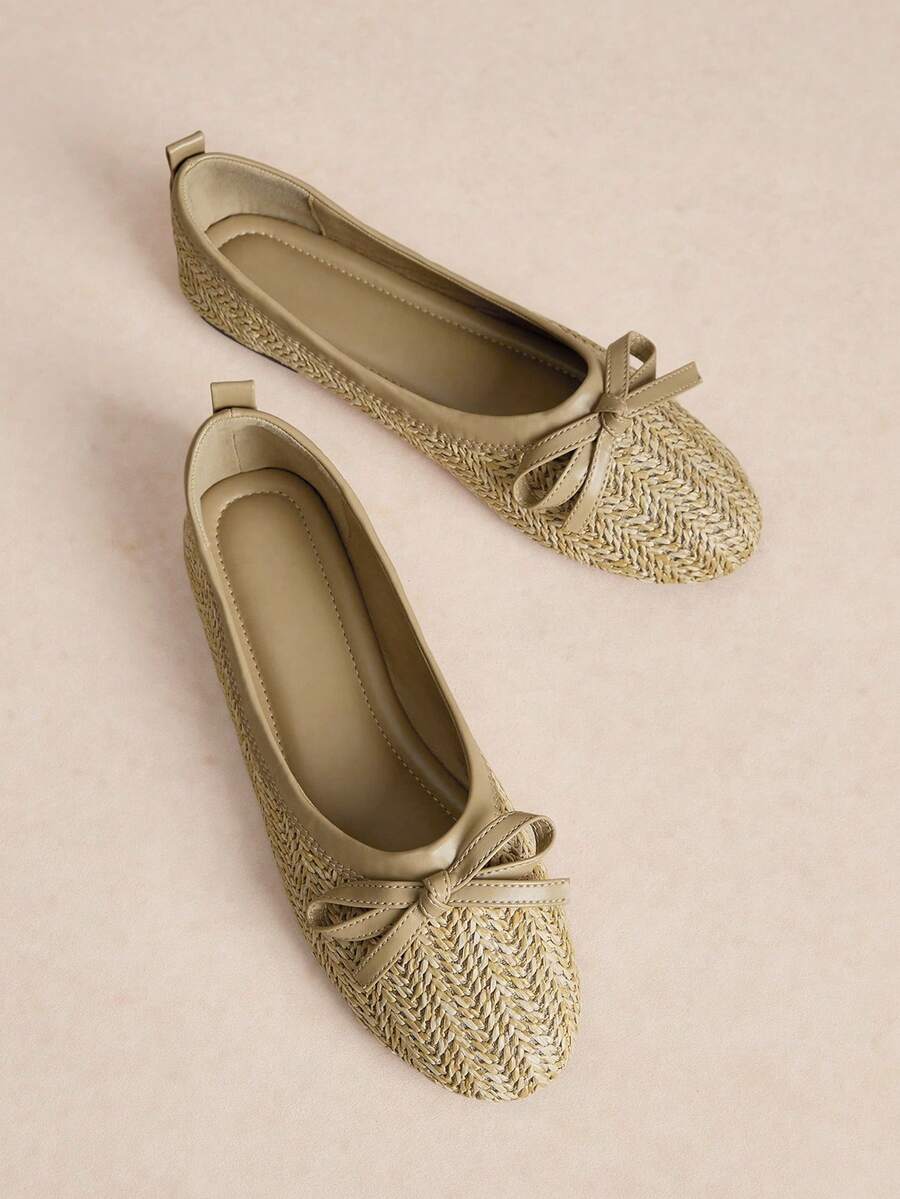 CUCCOO BIZCHIC Casual Slip-On Women Flats Valentine's Day - Khaki - View 1