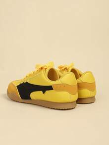 CUCCOO EASI 女士休闲舒适运动鞋，适合日常穿着 - 黃色 - 查看 3