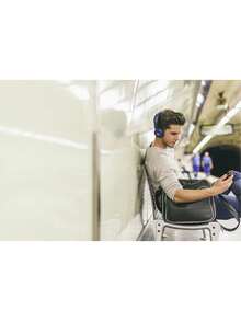 JBL Tune 500 Wired On-Ear Headphones, Pure Bass Sound, 1-Button Remote / Mic, Tangle-Free Flat Cable, Lightweight And Foldable Design, Ask Siri Or Google Now, Blue - Blue - View 7