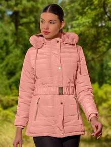 THAT'S HOT Women Overcoats - Baby Pink - View 3