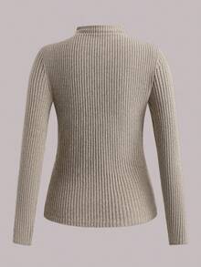 SHEIN LUNE 3pcs/Set Solid Color Basic Tight Fit Comfortable Soft T-Shirts, Casual Autumn/Winter Layering