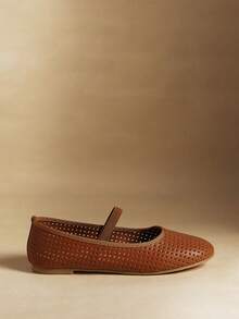 Rosivie Women's Casual Versatile Commute Simple Flats For Christmas - Brown - View 2