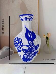 12500片花瓶积木玩具，前台装饰/客厅书房装饰，节日礼物/圣诞夜礼物，圣诞节/万圣节礼物/复活节礼物。