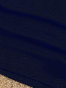 少女罗纹撞色滚边吊带背心，日常百搭