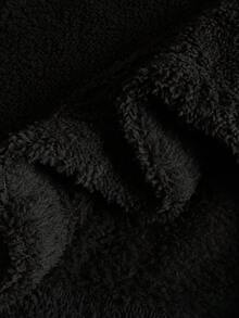 Manfinity Hypemode Pull à col montant minimaliste couleur unie et décontracté à manches longues pour l'hiver et les vacances. Cadeau idéal pour les amis, le mari ou le petit ami - Noir - Voir 6