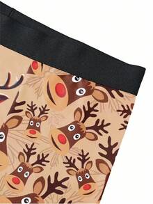 1pc Men's Christmas Element Boxer Briefs - Multicolor - View 6