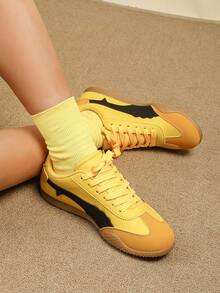 CUCCOO EASI 女士休闲舒适运动鞋，适合日常穿着 - 黃色 - 查看 8