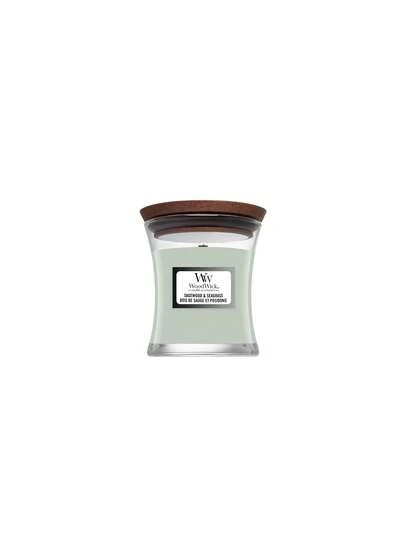 WoodWick Sagewood & Seagrass Mini Hourglass Candle 85 G