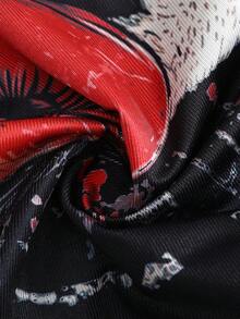 ROMWE MEN Anime Spring/Summer Casual Graphic Men'S Panda Print Boxing Shorts - Multicolor - View 5