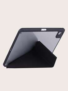 Ốp lưng bảo vệ máy tính bảng Acrylic chữ Y có khe cắm bút, tương thích với iPad Mini 6/Mini 7/9.7/10.2/10.5/Air 4/Air 5/10/10.9/Pro 11 inch/Air 11 (M2)/Air 13 (M2)/Pro 11 (M4)/Pro 13 (M4) 2024 12.9 inch/IPad Air 13 (M3 2025)/IPad Air 11 inch (M3) 2025/IPad (A16) 11 inch thế hệ thứ 11 năm 2025, Acrylic có lớp màng bảo vệ cả bên trong và bên ngoài cần bóc ra trước khi sử dụng - màu đen - Xem 3