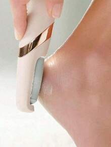 1 Electric Foot Dead Skin Remover, Electric Foot Grinder, Electronic Foot File, Creative Electronic Foot File, Household Exfoliating Tool, Rechargeable Foot Callus Remover Foot File, Professional Foot Care Kit Dead Skin Remover Foot Massager, Perfect Gift - Pink - View 2