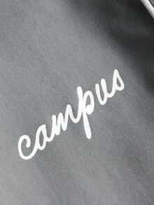 PAVTROS Pantalones de estilo universitario callejero para hombres, otoño - Gris - Ver 4