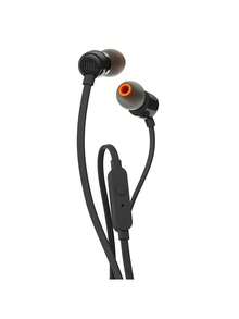 JBL Tune 110 In-Ear Headphones, Pure Bass Sound, Built-In Microphone,  Comfortable Fit, Black - 黑色 - 查看 2