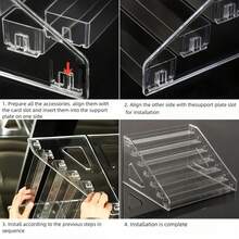 一体式透明亚克力时尚眼镜框、透明眼镜收纳盒、眼镜展示盒、眼镜框、珠宝展示架、眼镜展示方案、透明水晶镜框、透明设计 - 無色 - 查看 8