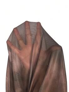 Firerie Women's Fashion Sexy Tie-Dye Asymmetric Long Sleeve T-Shirt Bohemian Romantic  Glamorous Party Elegant - Brown - View 7